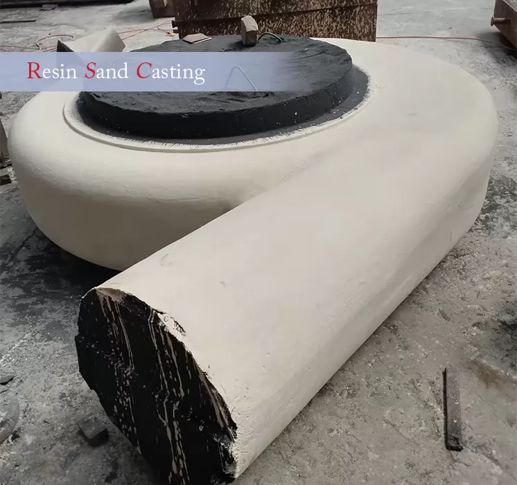 Resin sand casting