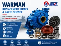 Professional Warman Replacement Pumps & Parts Service from Sunbo Machinery