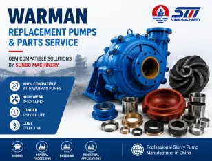 Professional Warman Replacement Pumps & Parts Service from Sunbo Machinery